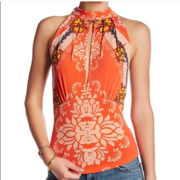Free People Tops - Free people Open front high neck tank!